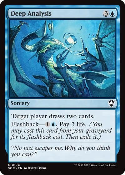 Deep Analysis Commander: Secrets of Strixhaven Magic card