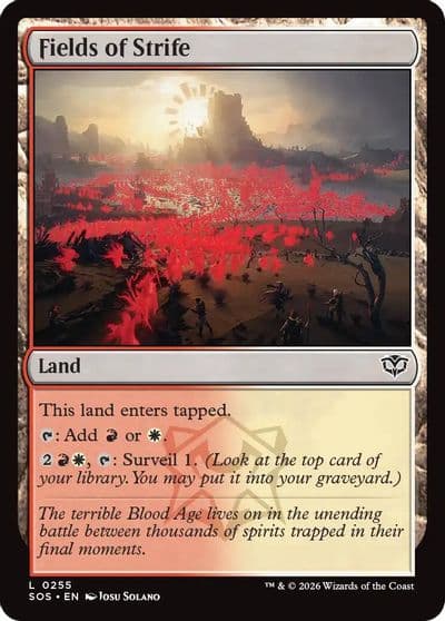 Fields of Strife Secrets of Strixhaven Magic card