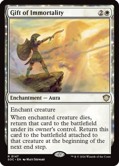 Gift of Immortality Commander: Secrets of Strixhaven Magic card