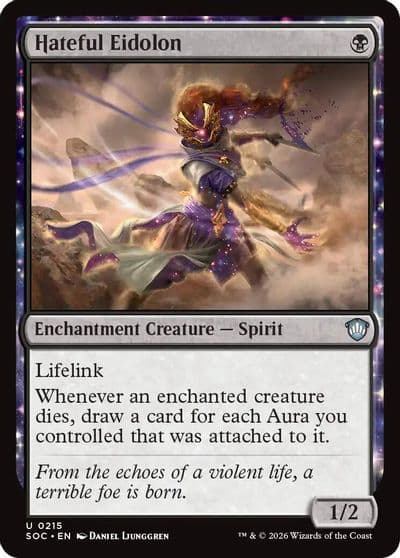 Hateful Eidolon Commander: Secrets of Strixhaven Magic card