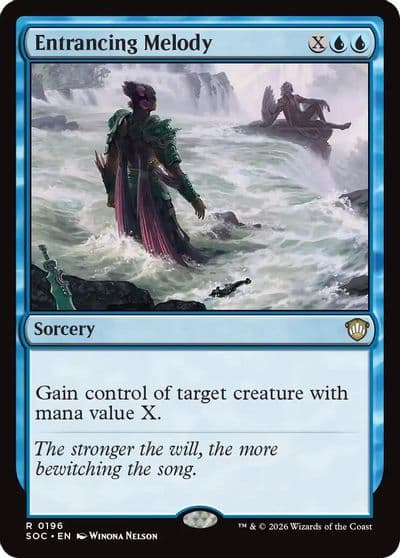 Entrancing Melody Commander: Secrets of Strixhaven Magic card