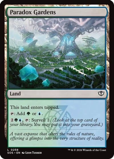 Paradox Gardens Secrets of Strixhaven Magic card