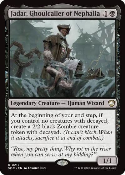 Jadar Ghoulcaller of Nephalia Commander: Secrets of Strixhaven Magic card