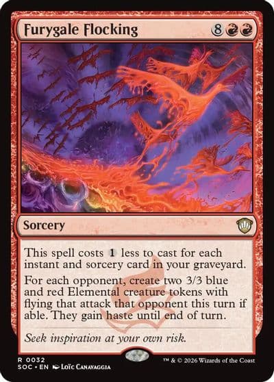 Furygale Flocking Commander: Secrets of Strixhaven Magic card