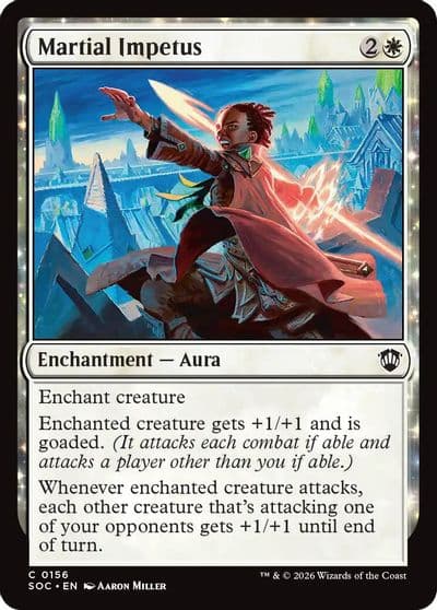 Martial Impetus Commander: Secrets of Strixhaven Magic card