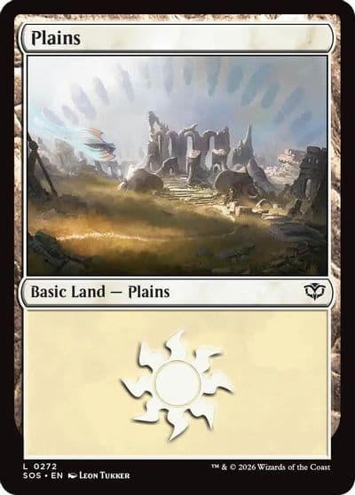 Plains 0272 Secrets of Strixhaven Magic card
