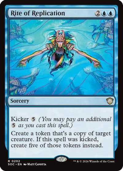 Rite of Replication Commander: Secrets of Strixhaven Magic card
