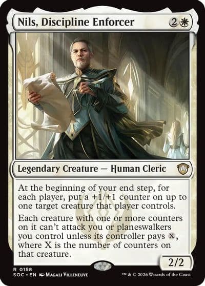 Nils Discipline Enforcer Commander: Secrets of Strixhaven Magic card