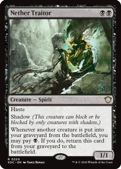 Nether Traitor Commander: Secrets of Strixhaven Magic card