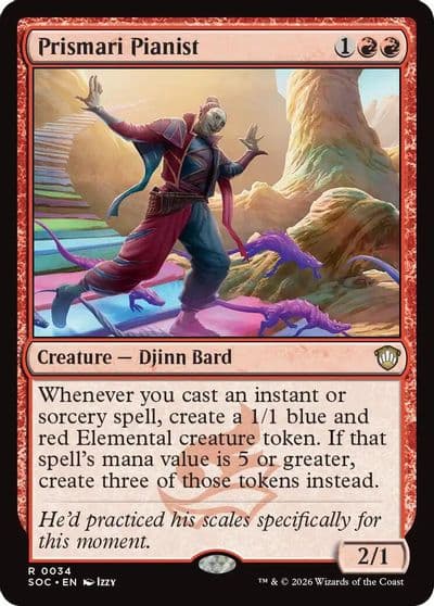 Prismari Pianist Commander: Secrets of Strixhaven Magic card