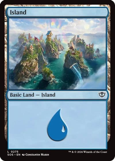 Island 0275 Secrets of Strixhaven Magic card