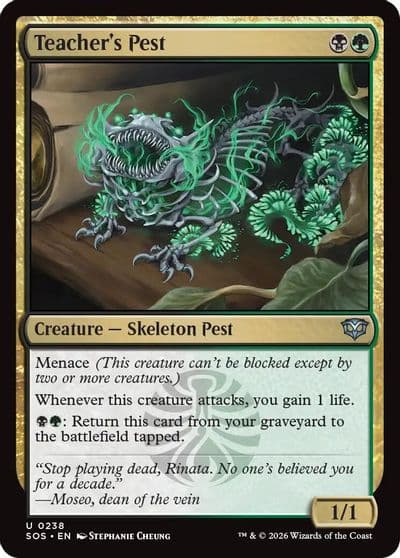 Teachers Pest Secrets of Strixhaven Magic card