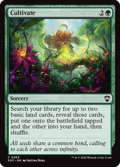 Cultivate Commander: Secrets of Strixhaven Magic card