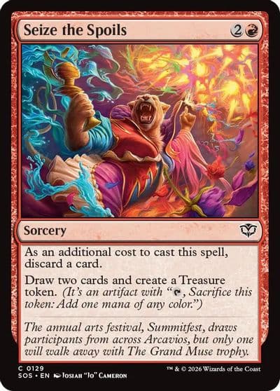 Seize the Spoils Secrets of Strixhaven Magic card