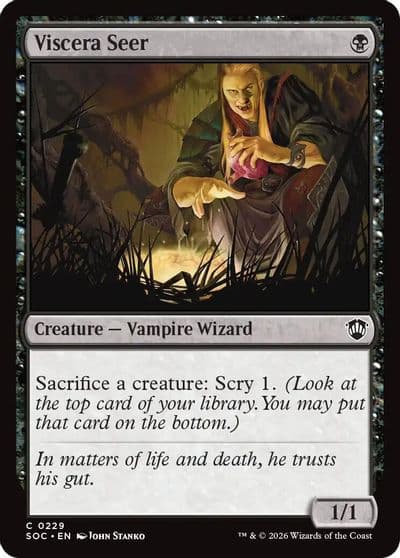 Viscera Seer Commander: Secrets of Strixhaven Magic card