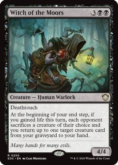 Witch of the Moors Commander: Secrets of Strixhaven Magic card