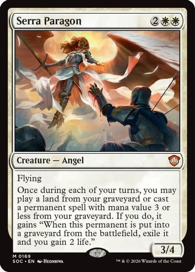 Serra Paragon Commander: Secrets of Strixhaven Magic card