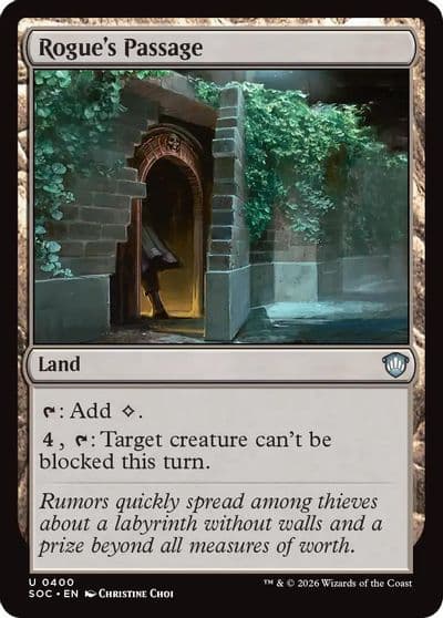 Rogues Passage Commander: Secrets of Strixhaven Magic card