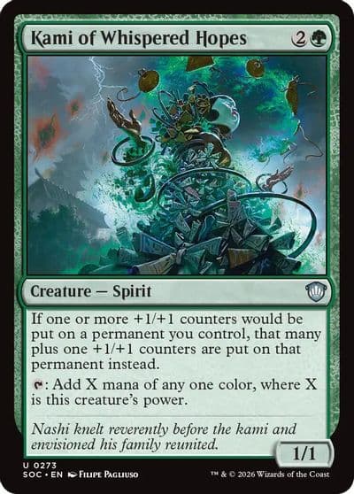 Kami of Whispered Hopes Commander: Secrets of Strixhaven Magic card