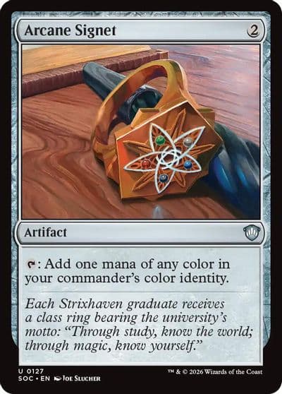 Arcane Signet Commander: Secrets of Strixhaven Magic card