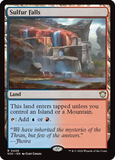 Sulfur Falls Commander: Secrets of Strixhaven Magic card