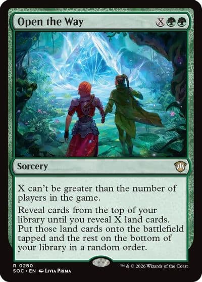 Open the Way Commander: Secrets of Strixhaven Magic card