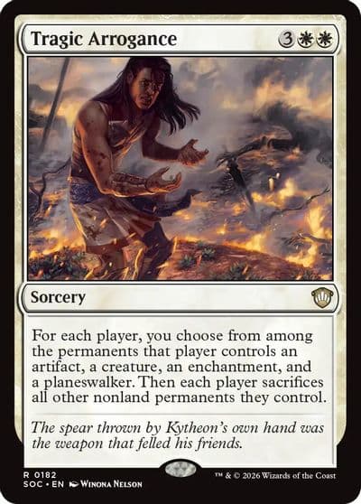 Tragic Arrogance Commander: Secrets of Strixhaven Magic card
