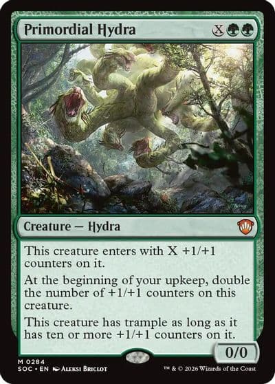 Primordial Hydra Commander: Secrets of Strixhaven Magic card