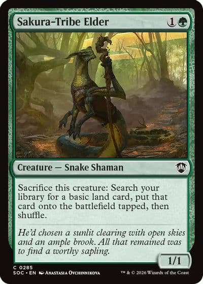Sakura Tribe Elder Commander: Secrets of Strixhaven Magic card