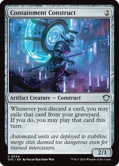 Containment Construct Commander: Secrets of Strixhaven Magic card