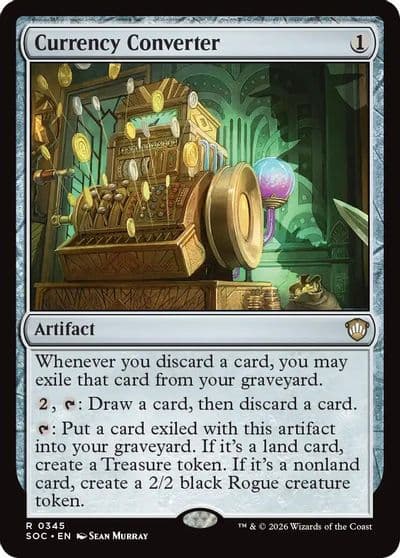 Currency Converter Commander: Secrets of Strixhaven Magic card