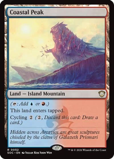 Coastal Peak Commander: Secrets of Strixhaven Magic card