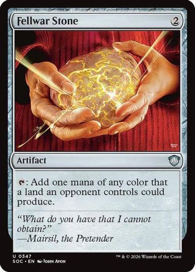 Fellwar Stone Commander: Secrets of Strixhaven Magic card