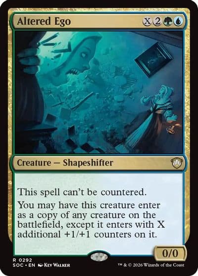Altered Ego Commander: Secrets of Strixhaven Magic card