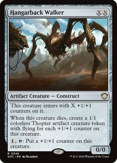 Hangarback Walker Commander: Secrets of Strixhaven Magic card