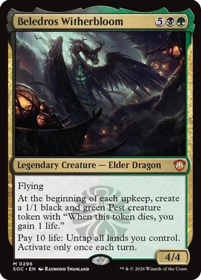 Beledros Witherbloom Commander: Secrets of Strixhaven Magic card