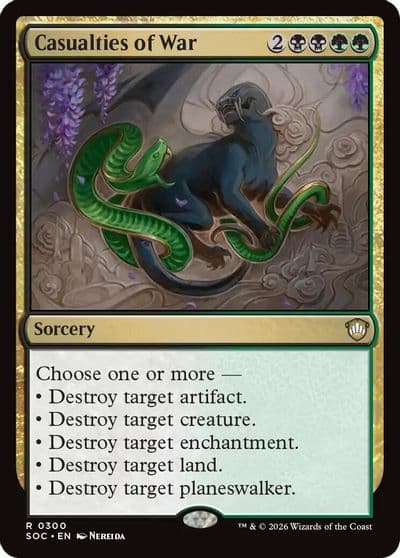 Casualties of War Commander: Secrets of Strixhaven Magic card