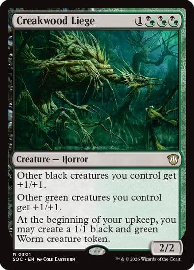 Creakwood Liege Commander: Secrets of Strixhaven Magic card