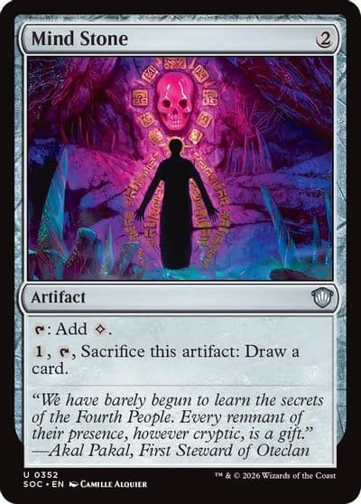 Mind Stone Commander: Secrets of Strixhaven Magic card