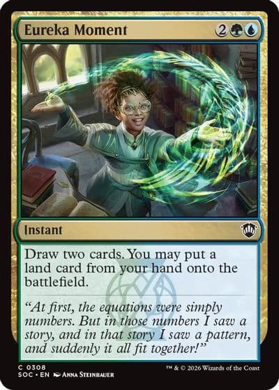 Eureka Moment Commander: Secrets of Strixhaven Magic card