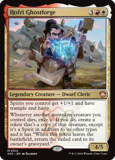 Hofri Ghostforge Commander: Secrets of Strixhaven Magic card