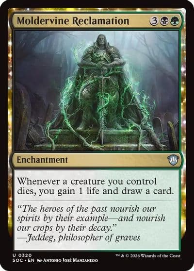 Moldervine Reclamation Commander: Secrets of Strixhaven Magic card
