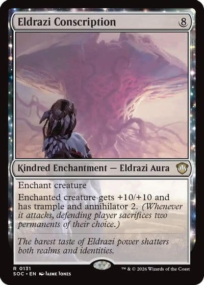 Eldrazi Conscription Commander: Secrets of Strixhaven Magic card