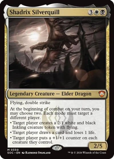 Shadrix Silverquill Commander: Secrets of Strixhaven Magic card