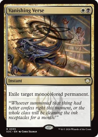 Vanishing Verse Commander: Secrets of Strixhaven Magic card