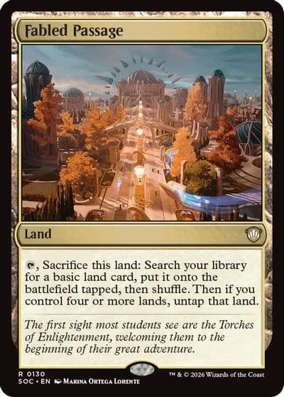 Fabled Passage Commander: Secrets of Strixhaven Magic card