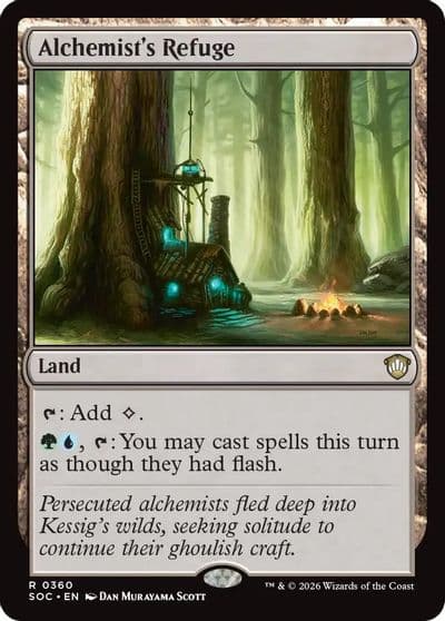 Alchemists Refuge Commander: Secrets of Strixhaven Magic card