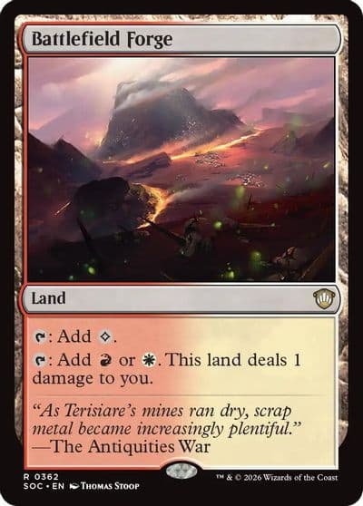 Battlefield Forge Commander: Secrets of Strixhaven Magic card