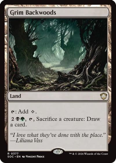 Grim Backwoods Commander: Secrets of Strixhaven Magic card