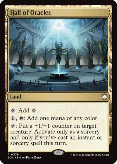 Hall of Oracles Commander: Secrets of Strixhaven Magic card
